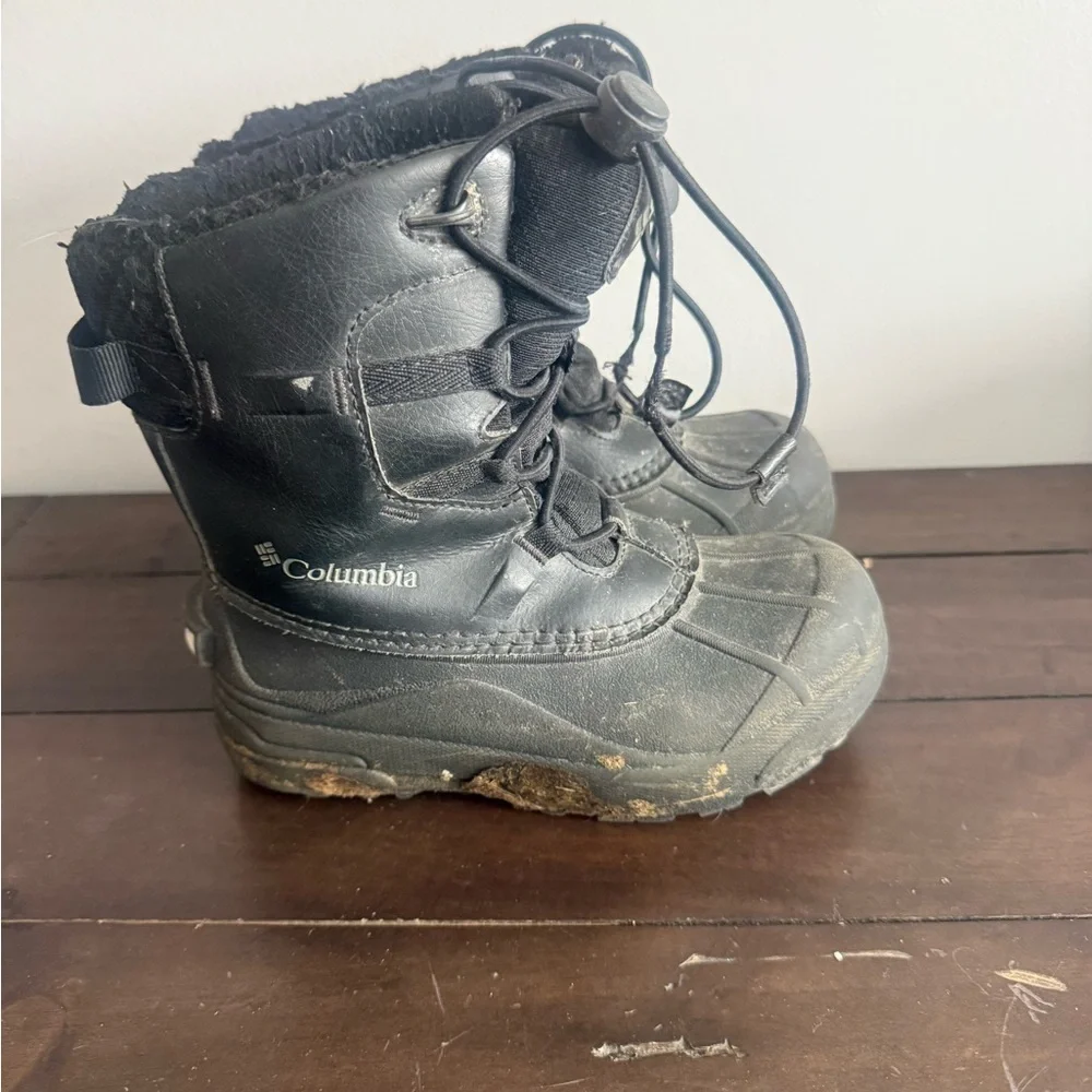 Columbia Kids Waterproof 400g Insulated Snow Boots Black Duck Boots